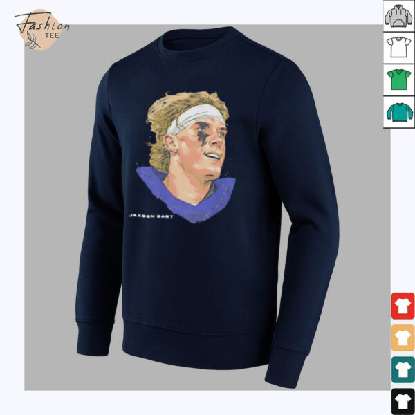 Jaxson Dart New York Giants Portrait shirt