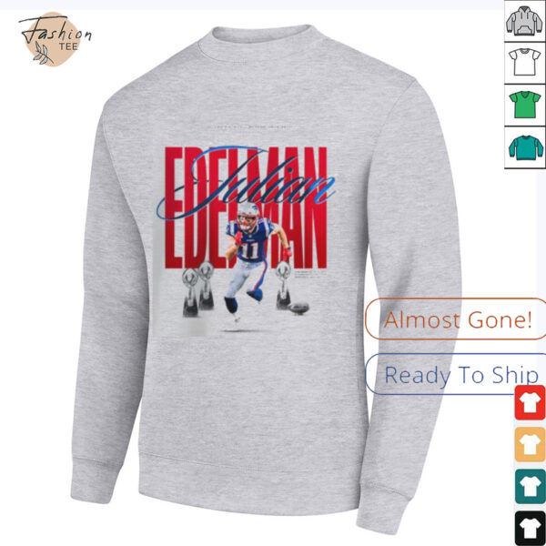 Julian Edelman 2025 Patriots Hall Of Fame Inductee Wide Recevier 3x Super Bowl Champion MVP NFL Unisex T Shirt