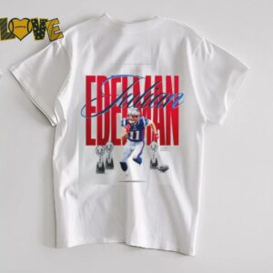 Julian Edelman 2025 Patriots Hall Of Fame Inductee Wide Recevier 3x Super Bowl Champion MVP NFL Unisex T Shirt3