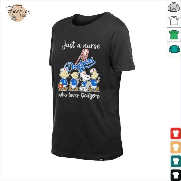 Just a nurse who loves the Dodgers Peanuts shirt