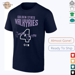 Justė Jocytė Golden State Valkyries round21 Unisex Name & Number...