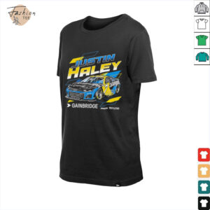 Justin Haley Gainbridge No 7 Chevrolet ZL1 for Spire Motorsports shirt0