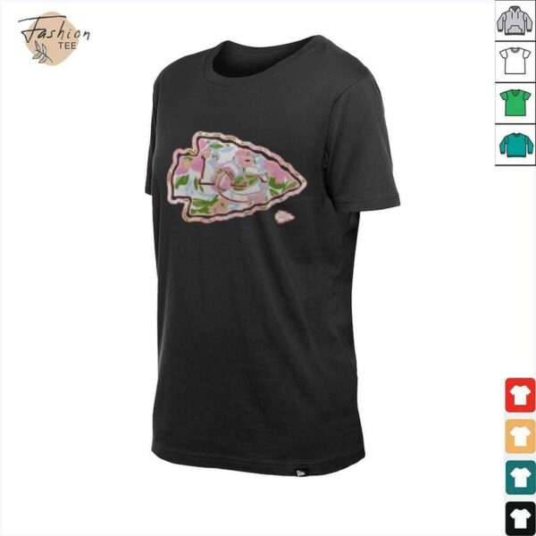 Kansas City Chiefs Mother’s Day Floral V Neck T Shirt
