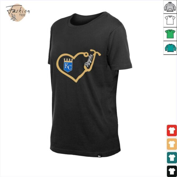 Kansas City Royals Baseball stethoscope heart shirt