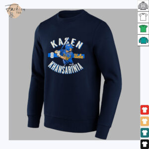 Kasen Khansarinia UCLA baseball cartoon shirt