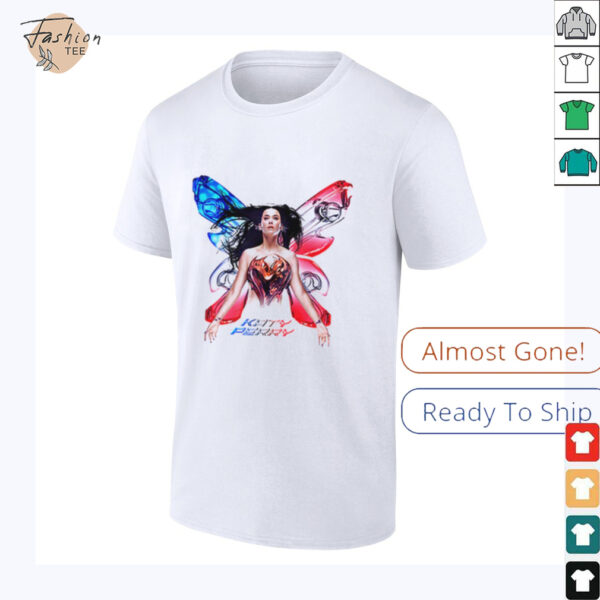 Katy Perry The Lifetimes Tour 2025 Butterfly Tee Schedule Two Sides Unisex T Shirt