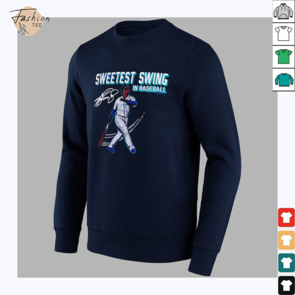 Ken Griffey Jr. Seattle Mariners Homage Illustration baseball shirt