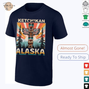 Ketchikan Alaska Native American Indian Totem Pole T Shirt