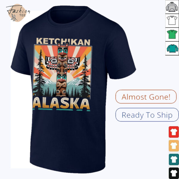 Ketchikan Alaska Native American Indian Totem Pole T Shirt