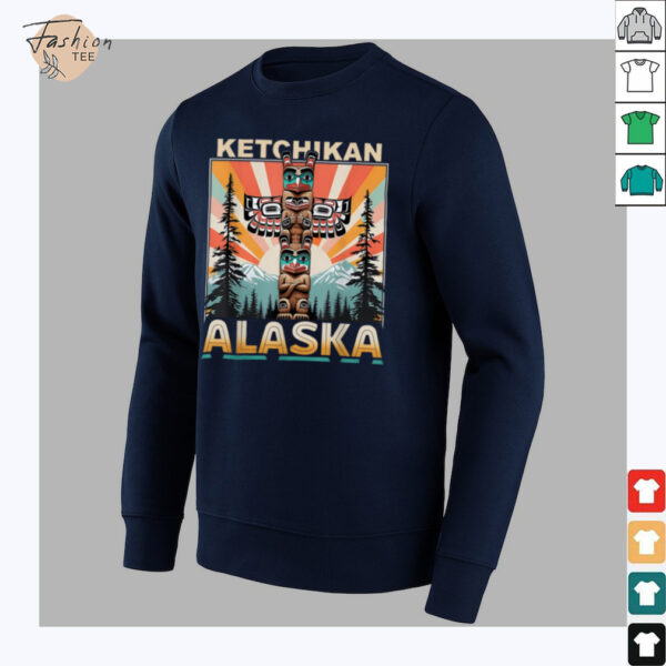 Ketchikan Alaska Native American Indian Totem Pole T Shirt