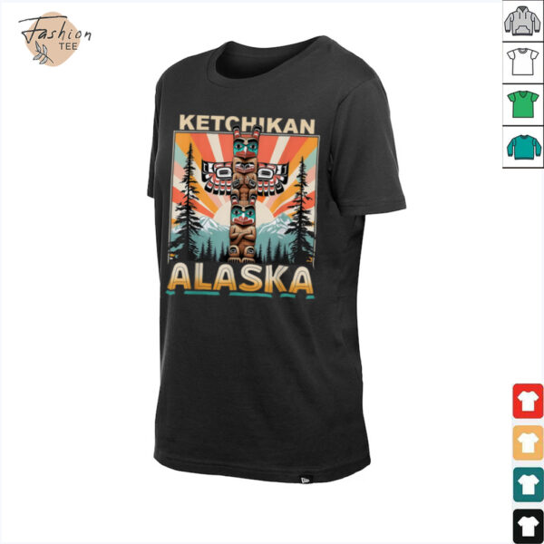 Ketchikan Alaska Native American Indian Totem Pole T Shirt