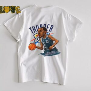 Kevin Durant 35 Oklahoma City Thunder NBA Basketball cartoon shirt3