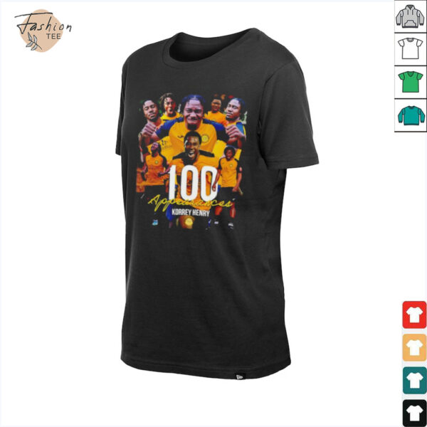 Korrey Henry appearances 100 poster shirt