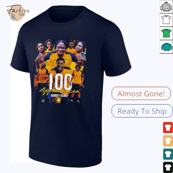 Korrey Henry appearances 100 poster shirt