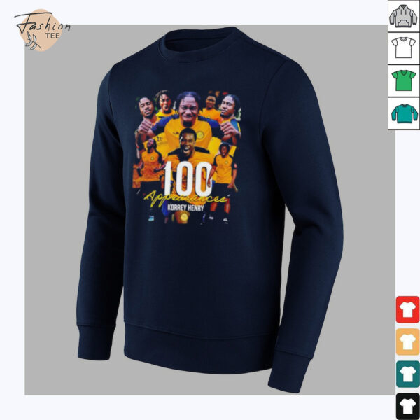 Korrey Henry appearances 100 poster shirt