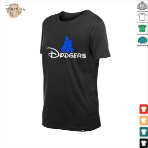 LA Dodgers mickey mouse hand shirt