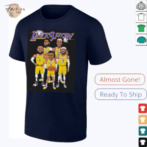 LakeShow cartoon shirt3