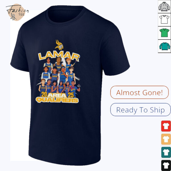 Lamar Boys Track Area Qualifiers 2025 shirt