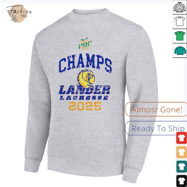 Lander University Lander Lacrosse Conference Champions 2025 shirt