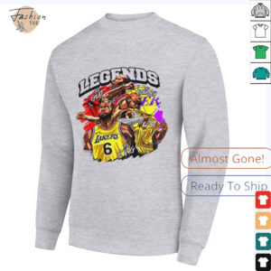 LeBron James Los Angeles Lakers Basketball NBA Legends the goat the mamba shirt2