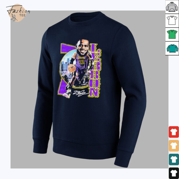 LeBron James Los Angeles Lakers big head signature shirt