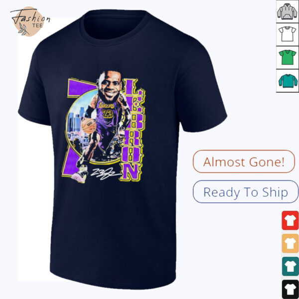 LeBron James Los Angeles Lakers big head signature shirt