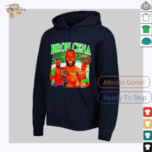 LeBron James WWE Bron Cena graphic shirt1