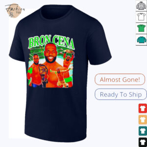 LeBron James WWE Bron Cena graphic shirt2