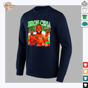 LeBron James WWE Bron Cena graphic shirt3