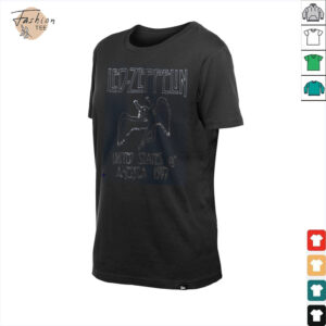 Led Zeppelin 1977 Vintage Rock Band T Shirt2