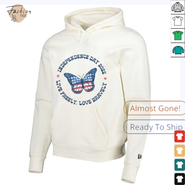Live Freely Love Bravely 2022 July 4th  Shirt