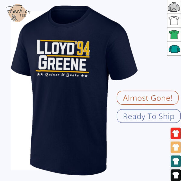 Lloyd Greene ’94 Quiver and Quake shirt