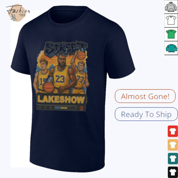 Los Angeles Lakers Street Lakeshow Austin Reaves Lebron James And Luka Doncic T shirts