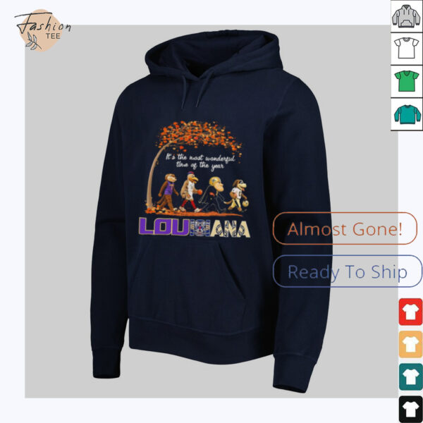 Louisiana Sports Teams Mascot Abbey Road It’s The Most Wonderful Time Of The Year Shirt