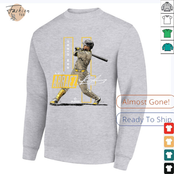 Luis Arraez  San Diego MLB Baseball Players MLBLAR204M Raglan Shirt