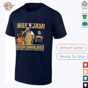 Luka Doncic Los Angeles Lakers Homage NBA Jam Tri Blend...