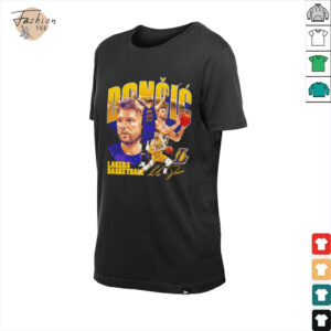 Luka Doncic Los Angeles Lakers player collage signature shirt