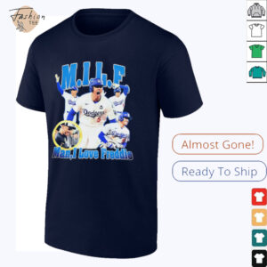 MILF man I love Freddie Freeman Los Angeles Dodgers signature...