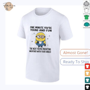 MInion one minute youre young and fun the next youre predicting weather shirt1