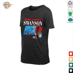 Mallory Swanson Chicago Stars FC cracked number shirt
