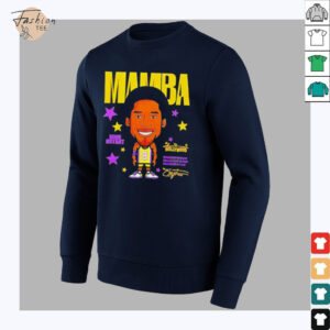 Mamba Kobe Bryant Los Angeles Lakers signature caricature shirt3