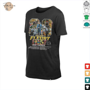 Marc Andre Fleury 1051 NHL Game Signature Unisex T Shirt