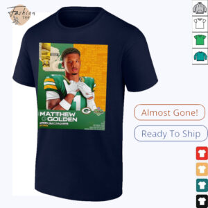 Matthew Golden Green Bay Packers 2025 NFL Draft art shirt3