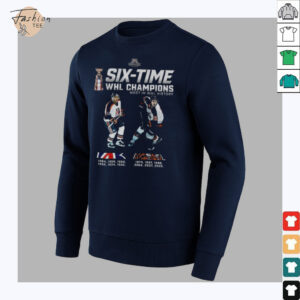 Medicine Hat Tigers 2025 Six time WHL Champions most in WHL history shirt3