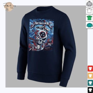 Metallica M72 Nashville Event Poster North American Tour 2025 Schedule Location Unisex T Shirt3