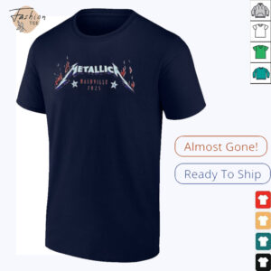Metallica M72 Nashville Merch Tee North American Tour Nashville 2025 Two Sides Unisex T Shirt1
