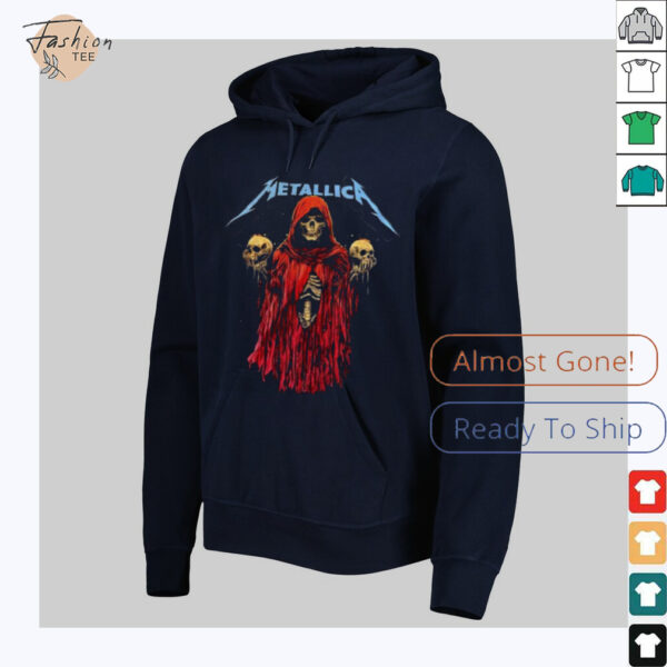 Metallica M72 North American Tour 2025 Schedule Skeleton Witch I Am The Blood I Am Release Two Sided Unisex T Shirt