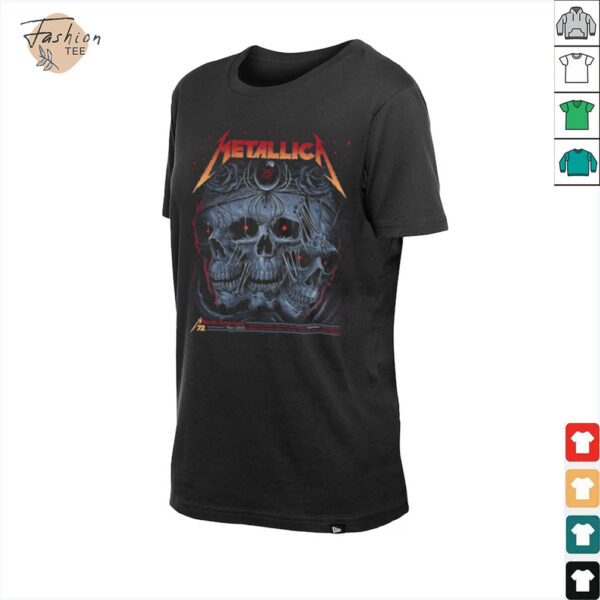 Metallica M72 Sonic Temple North American Tour 2025 Event Poster In Columbus Ohio At Historic Crew Stadium Unisex T Shirt