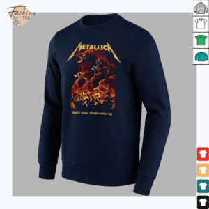 Metallica M72 Toronto Canada Night 2 At Rogers Centre On April 26 2025 M72 North American Tour Two Sided Unisex T Shirt3