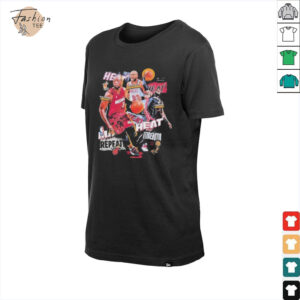 Miami Heat 30 Teams NBA Season Logo T Shirt